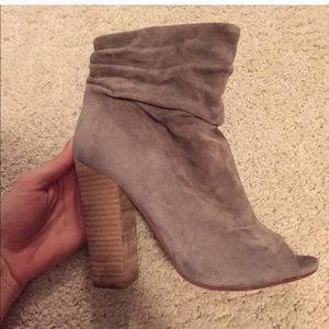 Chinese laundry peep toe booties